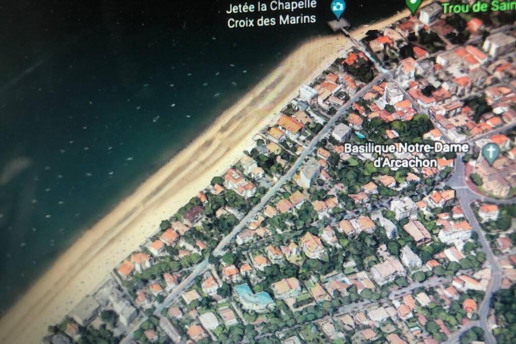 Appart Sur La Plage Pied Dans L Eau Avec Terrasse Jardin Vue Sur Le Bassin Depuis La Terrasse , Parking Αρασόν Εξωτερικό φωτογραφία