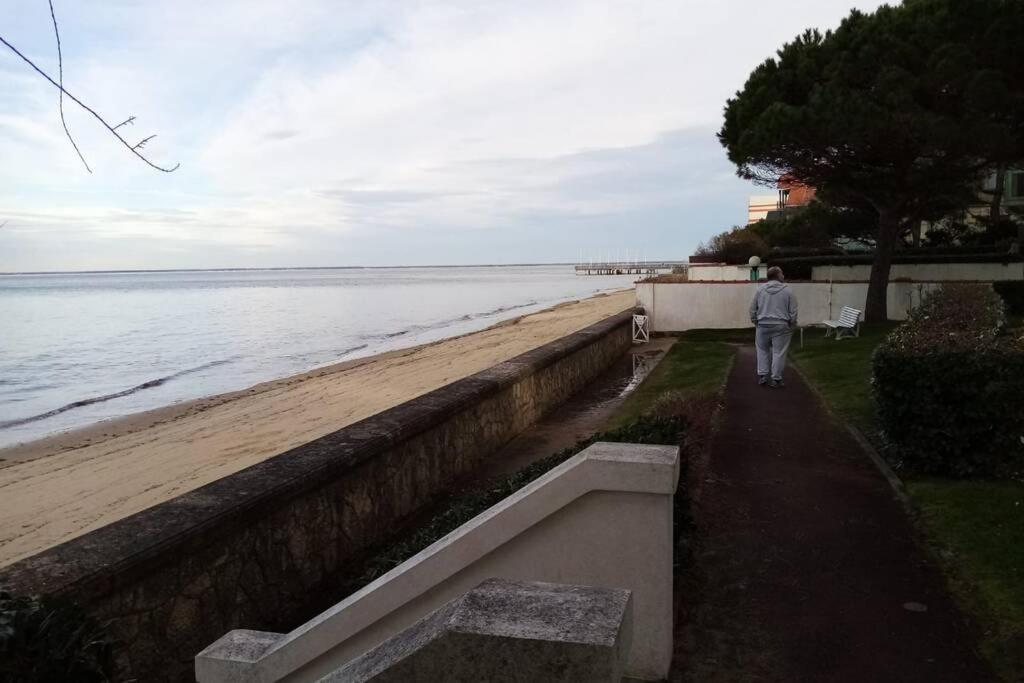 Appart Sur La Plage Pied Dans L Eau Avec Terrasse Jardin Vue Sur Le Bassin Depuis La Terrasse , Parking Αρασόν Εξωτερικό φωτογραφία